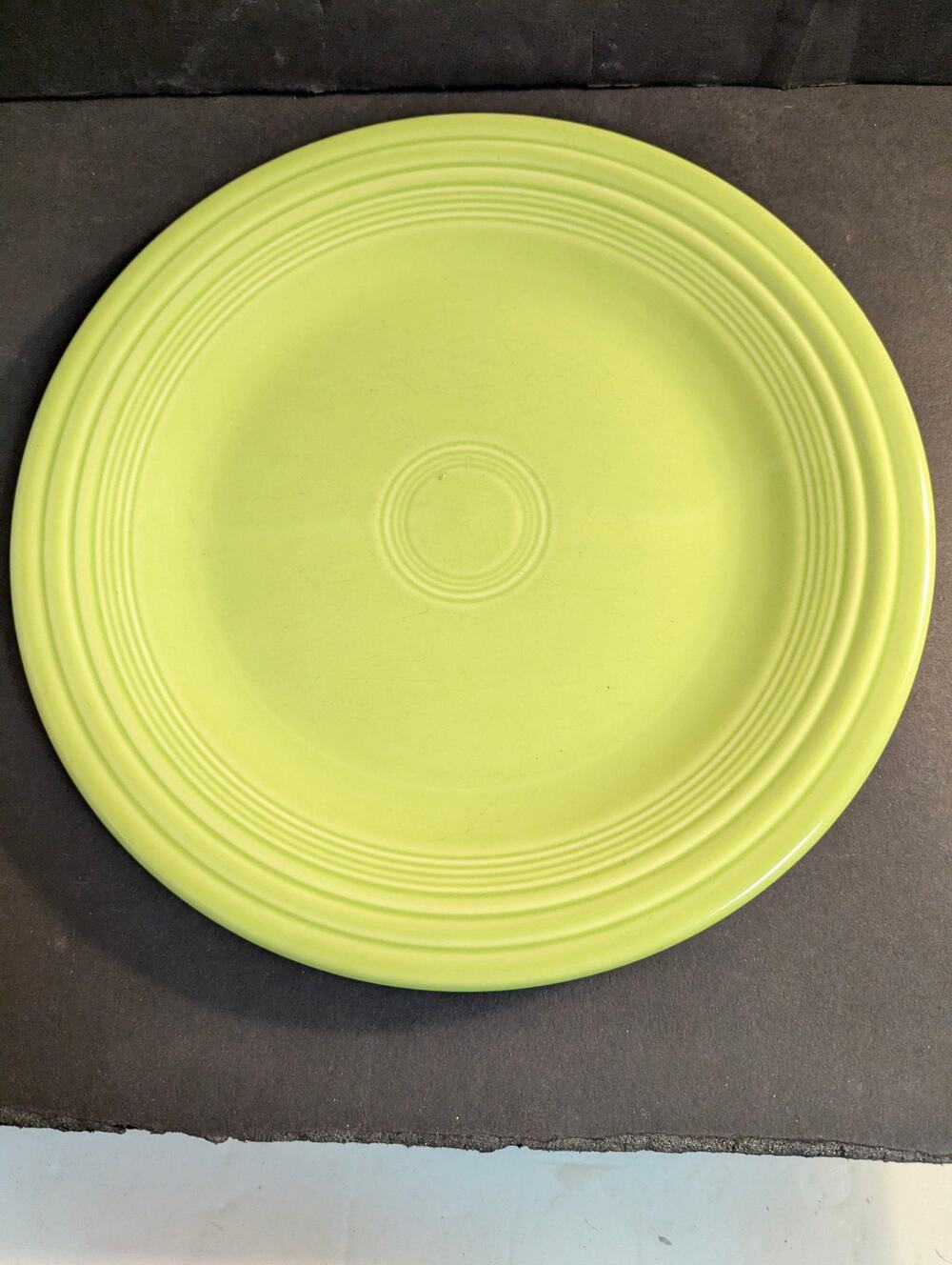 Fiestaware Lemongrass Green Dinner Plate Homer Laughlin Ceramic